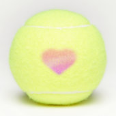 roze hart tennisballen (Voorkant)