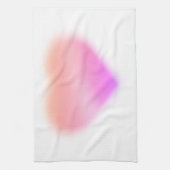 roze hart theedoek (Verticaal)