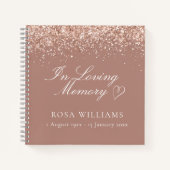 Roze hart voor het liefhebben van het geheugen Fun Notitieboek (Voorkant)