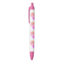 roze hart zwarte inkt pen