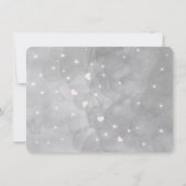 Roze Hartblad Boom Bewaar de Datum Kaart (Achterkant)