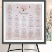 Roze Hartblad Boom Poster