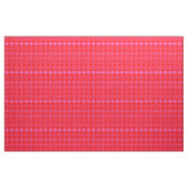 Roze hartcirkels op rode achtergrond stof (Yard (91,4 cm))