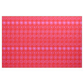 Roze hartcirkels op rode achtergrond stof (Fat Quarter)