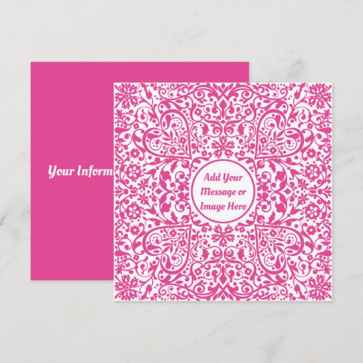  roze harten (Voorkant / Achterkant)