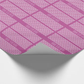 Roze harten aangepast verpakkingspapier cadeaupapier (Hoek)