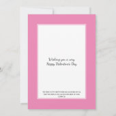  roze harten Aangepaste gele Valentijnsdag (Achterkant)