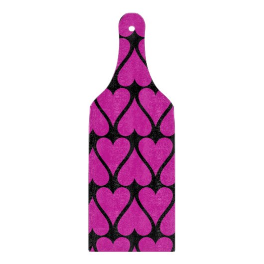 Roze harten aanpassen snijplank (Voorkant)