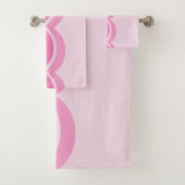 Roze harten bad handdoek (Insitu)