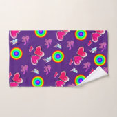 Roze Harten Badhanddoek Sets Bad Handdoek (Handdoek)