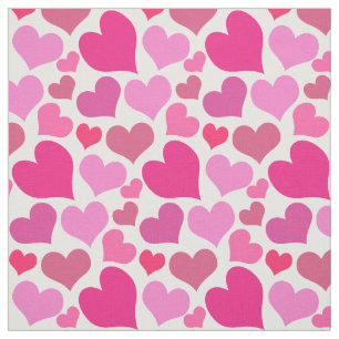 roze harten barsten van liefde stof