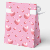 Roze harten bedankdoosjes (Achterkant)