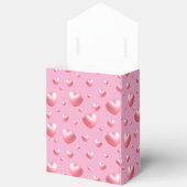 Roze harten bedankdoosjes (Open)