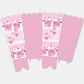 Roze harten bedankdoosjes (Ongevouwen)