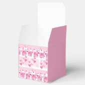 Roze harten bedankdoosjes (Geopend)