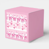 Roze harten bedankdoosjes (Achterkant)