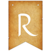 Roze Harten Bruin Vrijgezellenfeest Decor Vlaggetjes (Derde vlag)