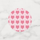 Roze harten confetti (Kleine voorkant)
