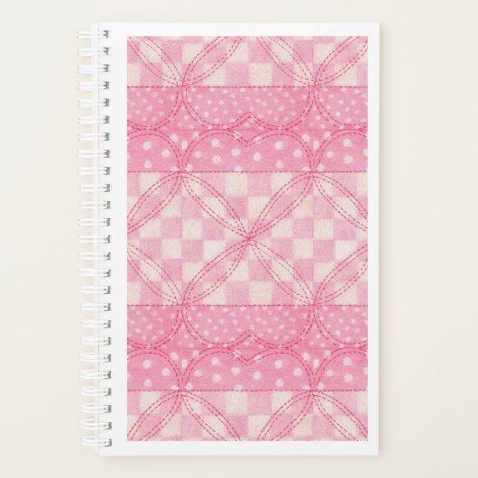 ROZE HARTEN DEKEN 5.5x8.5 Planner / Agenda (Voorkant)