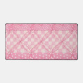 ROZE HARTEN DEKEN Bureaumat / Groot formaat (Voorkant)