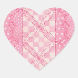 ROZE HARTEN DEKEN Hart Stickers