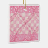 ROZE HARTEN DEKEN Keramiek Vierkant Ornament / Roz (Rechts)