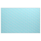 Roze harten en aqua stof (Yard (91,4 cm))