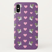 Roze harten en Pegasus Case-Mate iPhone Case (Achterkant)