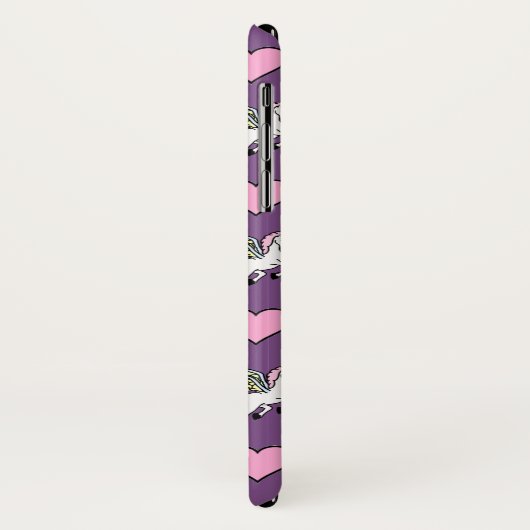 Roze harten en Pegasus Case-Mate iPhone Case (Achterkant/links)