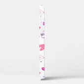Roze harten en stippen: romantisch genot. Case-Mate iPhone case (Achterkant / Links)
