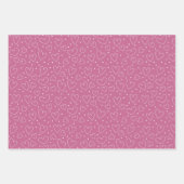 Roze harten en Stippen Valentijnsdag Inpakpapier Vel (Voorkant 2)