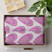 Roze harten en Voetballen patroon Tissuepapier (Geschenk)