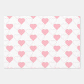 Roze harten en Waterverf Elephant Gift Inpakpapier Vel (Voorkant 2)