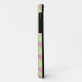 Roze harten en wit poka puntenpatroon Case-Mate iPhone case (Achterkant/links)