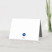 Roze harten folie wenskaart (Achterkant)