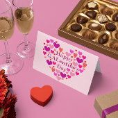 Roze Harten Gelukkige GALentines Dag Valentijn Feestdagen Kaart