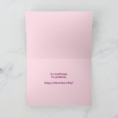 Roze Harten Gelukkige GALentines Dag Valentijn Feestdagen Kaart (Binnen)