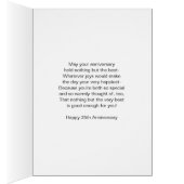 Roze harten Gepersonaliseerd 35th Wedding Jubileum (Binnen (Rechts))