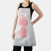 Roze harten Gepersonaliseerd Schort (Insitu)