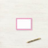 Roze Harten Gevormde Post-it Briefjes Post-it® Notes (Op bureau)