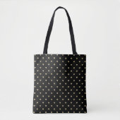 Roze harten Goud Tote Bag (Voorkant)