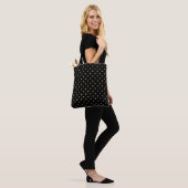 Roze harten Goud Tote Bag (Op model)