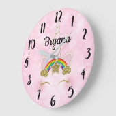 Roze Harten Gouden Regenboog Ster Eenhoorn Hoorn G Grote Klok (Hoek)