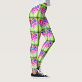 roze harten groen leggings (Rechts)