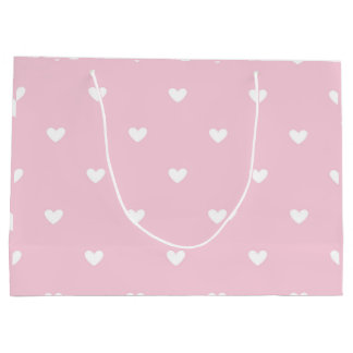 Roze harten groot cadeauzakje