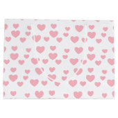 Roze harten groot cadeauzakje (Achterkant)