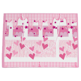 Roze harten groot cadeauzakje