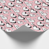 Roze Harten Inpakpapier (Hoek)