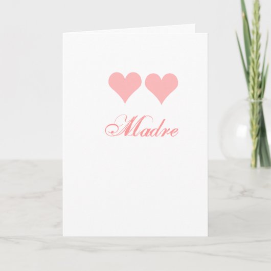 roze harten kaart (Voorkant)