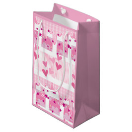 Roze harten klein cadeauzakje